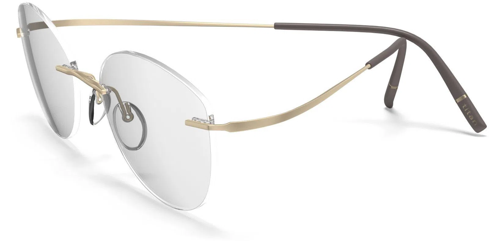 Silhouette Titan Minimal Art Stellar Demo Rimless 5599 Eyeglasses - view 28